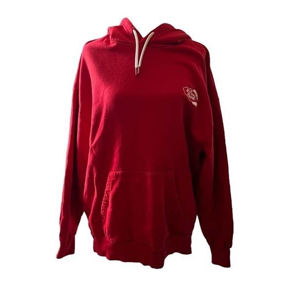 Disney Tops - Disney Pixar Toy Story Pizza Planet Red Hooded Sweatshirt Unisex Design Medium